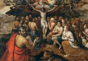 Frans Floris de Vriendt The Sacrifice of Jesus Christ oil painting artist